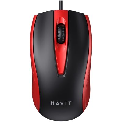 Мышка Havit HV-MS871 USB Red (6939119020293)