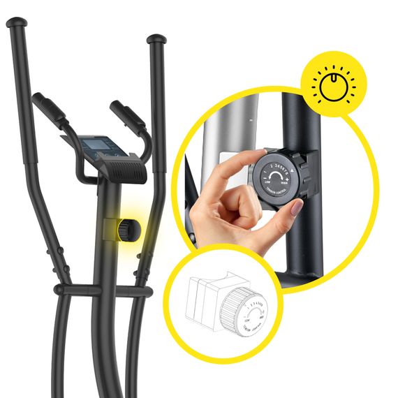 Орбітрек електромагнітний Cornix Mia Black | Зображення 3