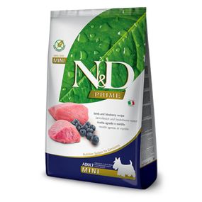Беззерновий сухий корм Farmina N&D Prime Dog Lamb & Blueberry Adult Mini для дорослих собак дрібних порід,