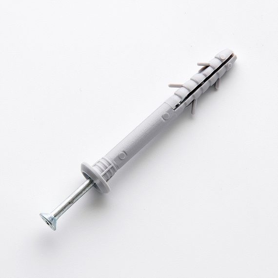 Дюбель-цвяшник швидкого монтажу 6*60 грибок (пач 100шт) поліетиленовий APRO SMTG-600601