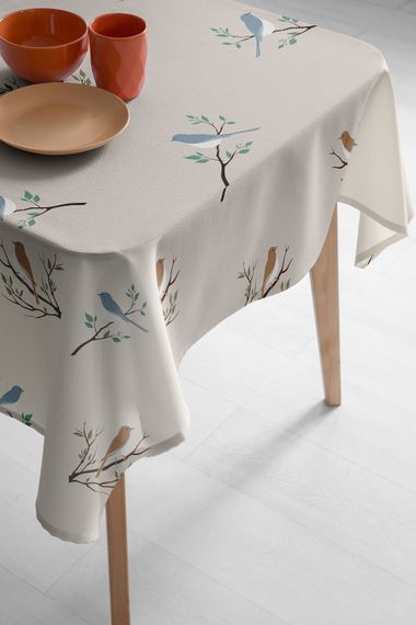 Скатертина Lotus Home 80704 Туреччина 140*240 см  Бавовна Бежевий