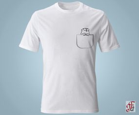 Футболка з принтом  SIMON`S CAT Кишеньковий Саймон.