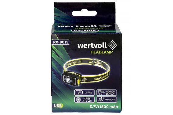 Фонарь налобный Vertvoll - 16LED (1COB) x 5Вт x 6 режимов Li-ion | Зображення 6