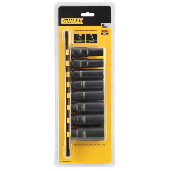 Набор головок 1/2, 8 предмета DeWALT DWMT86090-0 | Зображення 2