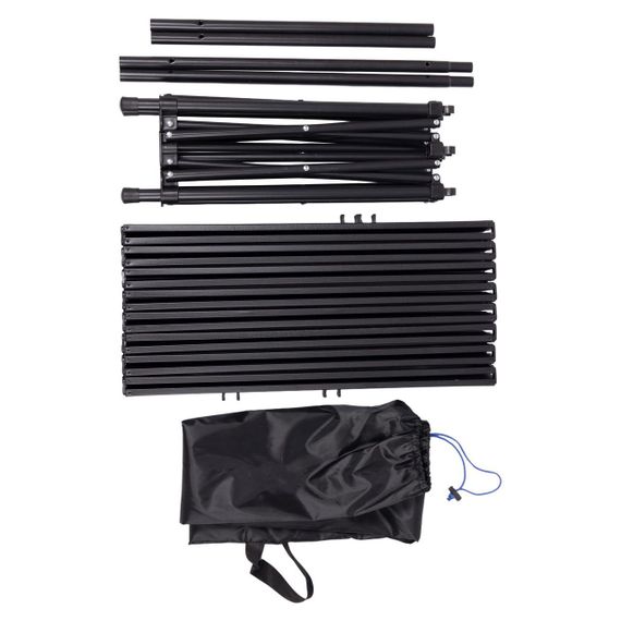 Стол для пикника раскладной туристический 95х55х50 см стол походный для отдыха на природе Черный | Зображення 7