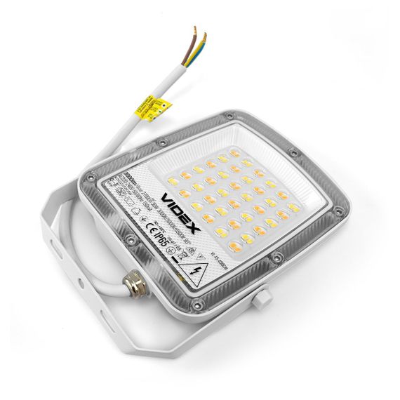 Світлодіодний прожектор VIDEX F5 30W 3000-5000-6500K 230V White (VL-F5-030CW) | Зображення 7