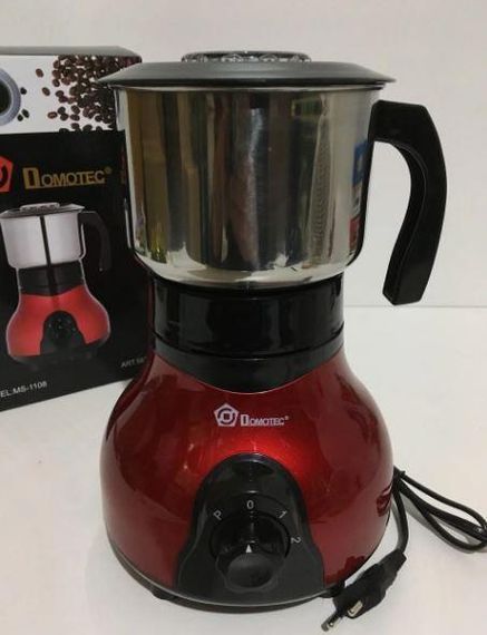 Электрическая кофемолка для дома DOMOTEC MS-1108 мини кофемолки ножевые измельчитель кофейных зерен | Зображення 3