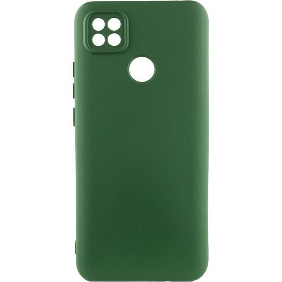 Чохол Silicone Cover Ummi Lakshmi Full Camera (AA) для Xiaomi Redmi 9C Зелений / Dark green