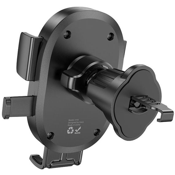 Автотримач Hoco H18 Mighty one-button (air outlet) Black | Зображення 3