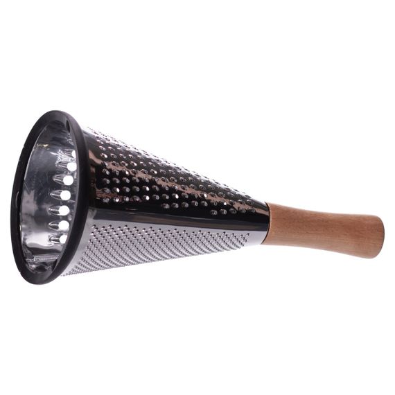 Conical three-sided stainless steel hand grater with wooden handle 11×24 (cm) HP-8-3 | Зображення 3