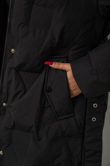Куртка женская зимняя, цвет черный, 244R5609 | Зображення 20