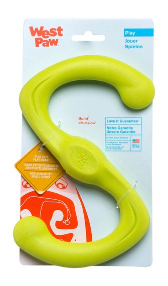 Іграшка для собак West Paw Bumi Tug Toy зелена, 24 см | Зображення 1
