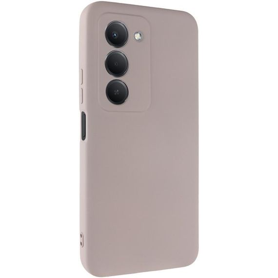Чохол TPU GETMAN Liquid Silk Full Camera для Xiaomi Redmi 15 (EU) Сірий / Lavender