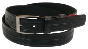 Ремень под брюки Skipper черный 3,5 см