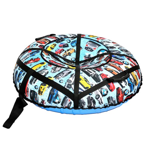 Тюбінг надувні санчата 100 см "бмв" (Оксфорд, ПВХ) плюшка для снігу | Зображення 5