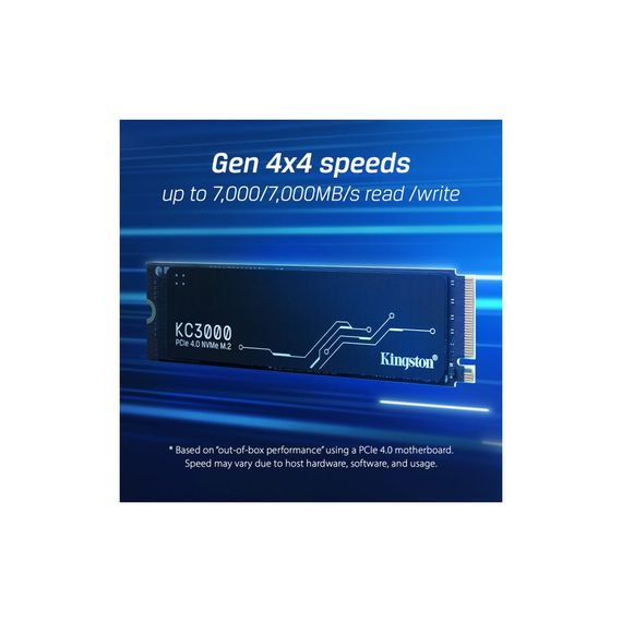 SSD накопичувач Kingston 512GB M.2 KC3000 NVMe 2280 (SKC3000S/512G) | Зображення 5