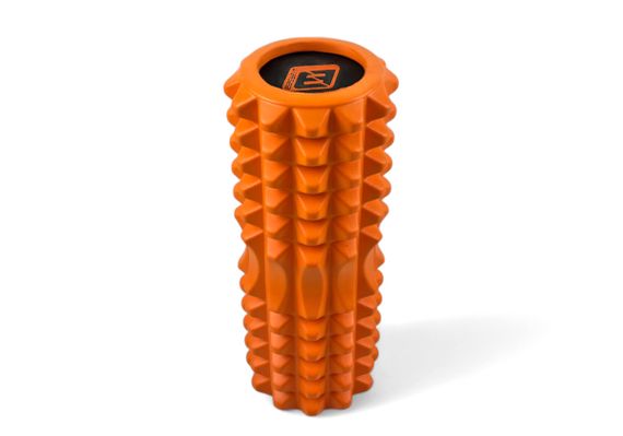 Масажний ролик EasyFit Solid Roller v.1.2s 33х13 см помаранчевий (EF-2052-OR) | Зображення 1