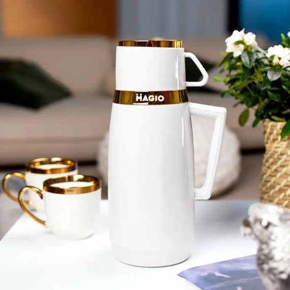 Термос питний Magio MG-1050W 1000 мл білий