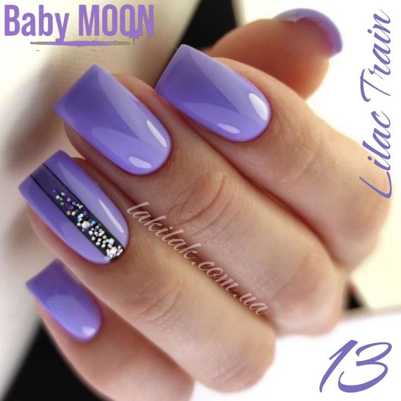 Гель-лак BABY MOON Lilac Train №13 гліцинія, 6 мл