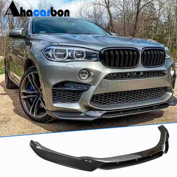 Накладка на передній бампер Карбон V1 (для F85) для BMW X5 F-15 2013-2018 рр
