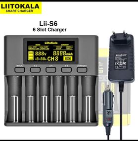 Універсальний зарядний пристрій Lii-S6