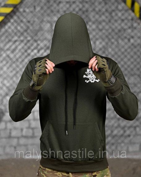 Тактическая худи MAKLIN  ужин олива ДЛ7071 | Зображення 3