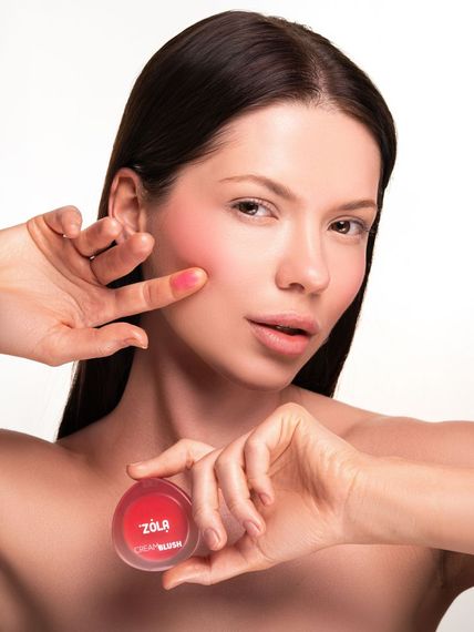Кремовые румяна ZOLA Cream Blush - Barbie Rose (2.4 g) | Зображення 4
