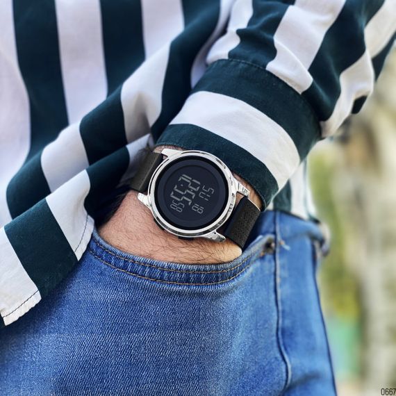 Skmei 1502SI Black-Silver | Зображення 3