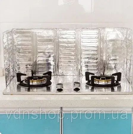 Захисний екран від бризок жиру 84*32,5см для плити на кухню | Зображення 7