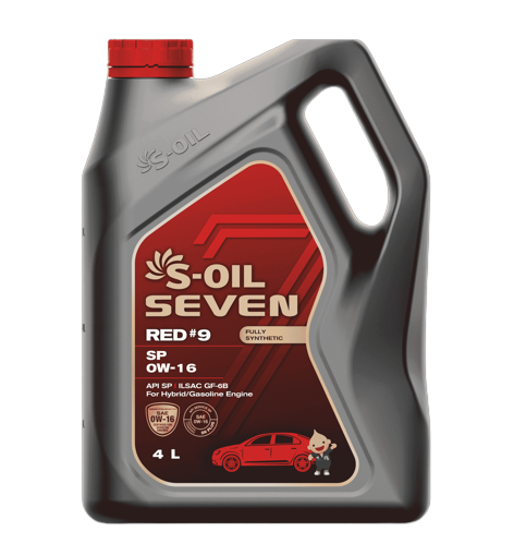 Моторна олива S-OIL 7 RED #9 SP 0W-16 4л.