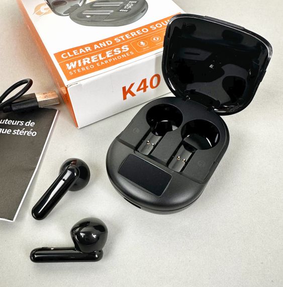 Бездротові навушники К40 series, EarBuds, Smart Case (Чорний) | Зображення 4