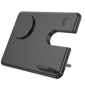 Бездротовий Зарядний пристрій Hoco CQ1 3-in-1 15 W (for iWatch)