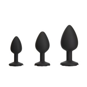 Набор силиконовых анальных пробок BMS Roses Til’ Dawn Silicone Anal Plug Kit (поврежденная упаковка!!!)