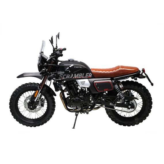Мотоцикл Scrambler FT300-F6P Forte Черный | Зображення 1