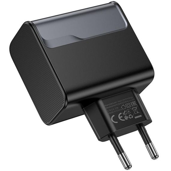 МЗП Hoco CS75A Star Speed PD70W+QC3.0 (1USB-A/2C) Midnight black | Зображення 2