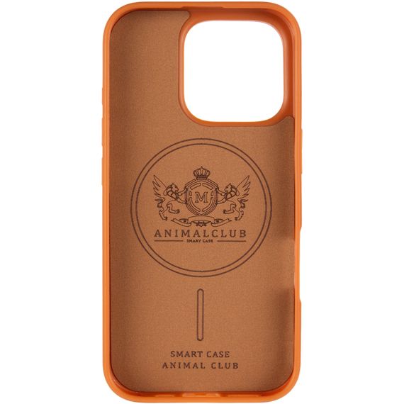 TPU+PC чохол Animal Club для Apple iPhone 16 Pro (6.3") Chocolate Brown | Зображення 2