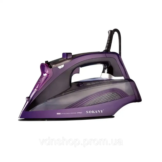 Праска з парою ручна з автовідключенням професійна для одягу 2400 Вт Sokany SK-11031
