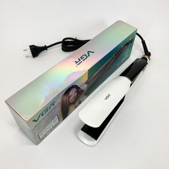 Электрический выпрямитель для гладких волос VGR V-519S, Утюжок с регулятором температуры OI-27 | Зображення 3