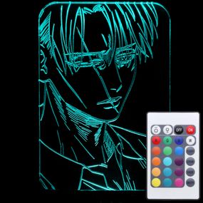 Акриловый светильник-ночник с пультом 16 цветов Леви Аккерман 3 tty-n001211