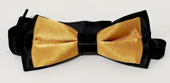 Двоколірна краватка-метелик Butterfly 2Btn Світло-коричневий