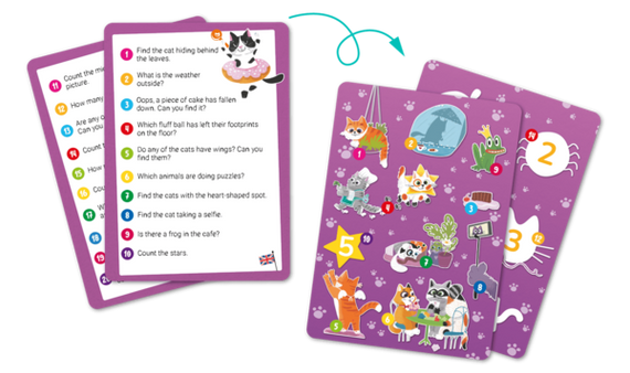 Пазл Dodo Шукай та знаходь Котяче кафе, 100 елементів (300667) | Зображення 4