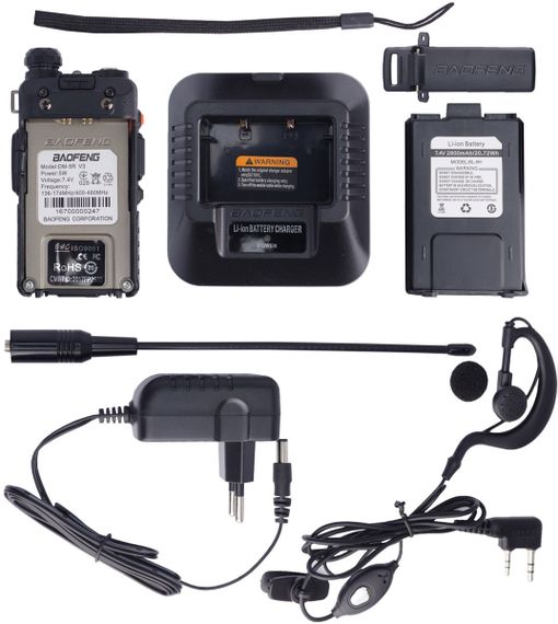 Радіостанція Baofeng DM-5R V3 Портативна радіостанція Рація портативна Портативна радіостанція рація | Зображення 4