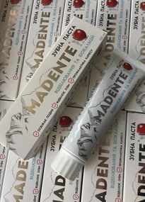 Зубна паста  Madente "Відбілювання і біокальцій" 100 мл.