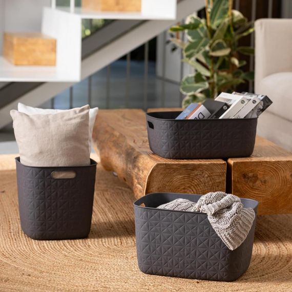 Корзина для хранения пластиковая Curver (Курвер) Softex L 19 л (00574) Серый | Зображення 7