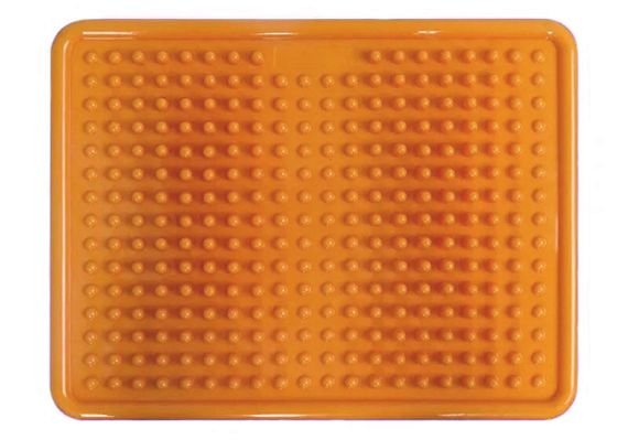Ортопедичний килимок для стоп EasyFit Acupoint з шипами помаранчевий (EF-2752-OR) | Зображення 2