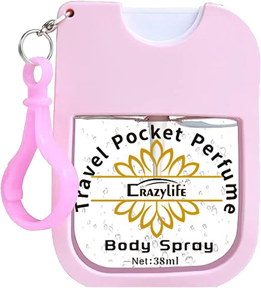 Туалетная вода с феромоном CrazyLife в портативном флаконе с карабином (38 мл)