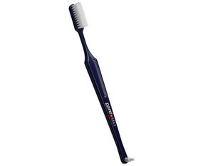 Зубна щітка середньої жорсткості paro® toothbrush M43 з монопучковою насадкою, темно-синя