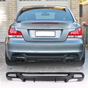 Дифузор заднього бампера V2 (для E82/E88 M-Sport, Карбон) для BMW 1 серія E81/82/87/88 2004-2011 рр