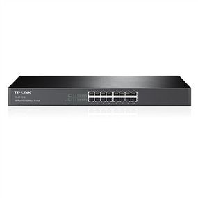 Коммутатор TP-LINK TL-SF1016 16xFE неуправляемый 19&quot; 1U (TL-SF1016)