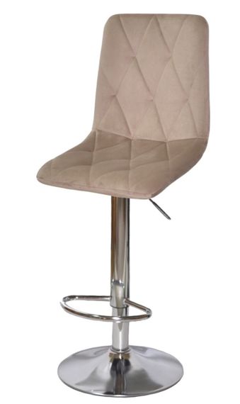 Барный стул Melvin Fred Bar CH-Base, хромированная опора Ø 385, с регулировкой высоты сиденья, мягкая обивка | Зображення 2